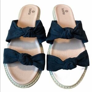 Susina Leather Knotted Sandals Size 7.5